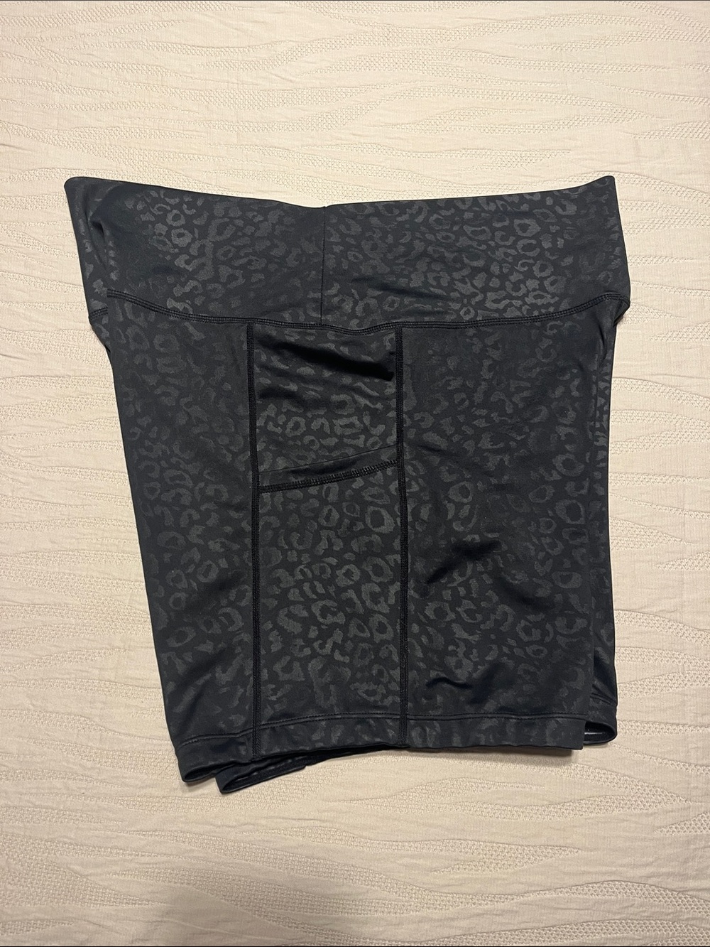 CVG Black Leopard Print Shorts - Picture 4 of 4